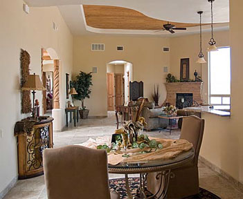 Las Cruces Builder living room
